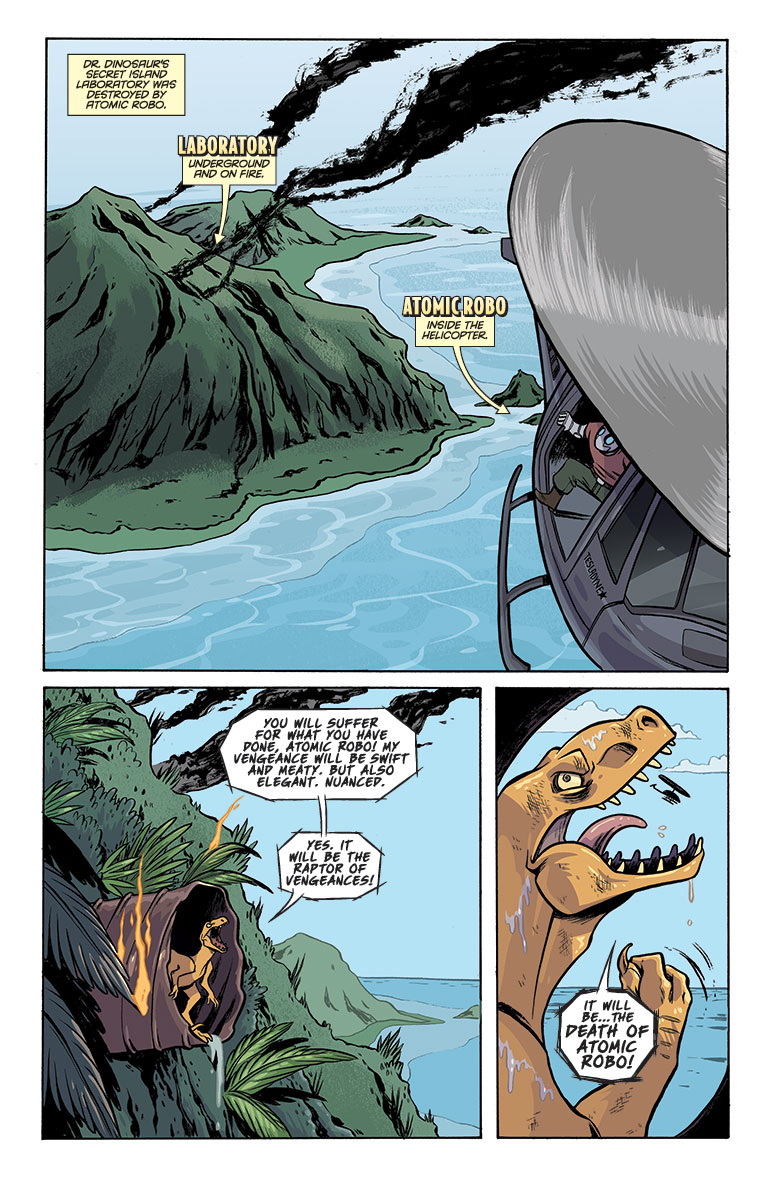 Atomic robo dr dinosaur